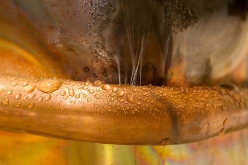 Slab leaks in Davie Florida leaking copper pipe